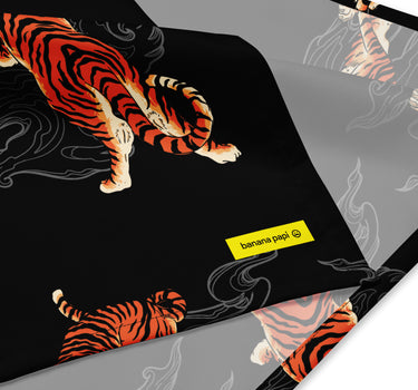 Tigers (Black) doggie bandana