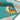 Tigers (Teal) doggie bandana