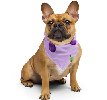 Eggplants doggie bandana