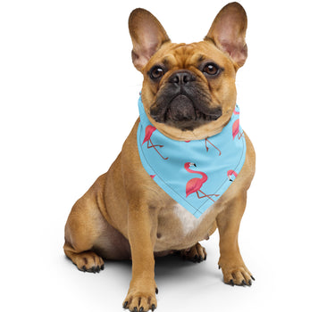 Flamingos doggie bandana