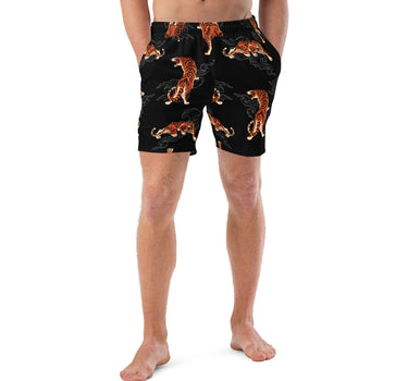 Tigers (Black) - Surf Edition - 7" Swim Trunks