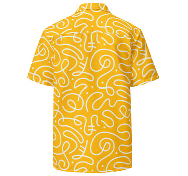 Scribbles (Yellow) - Button Shirt