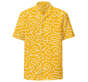 Scribbles (Yellow) - Button Shirt