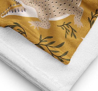 Alligators (Mustard) Beach Towel