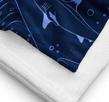 Sharks in the Deep Beach Towel