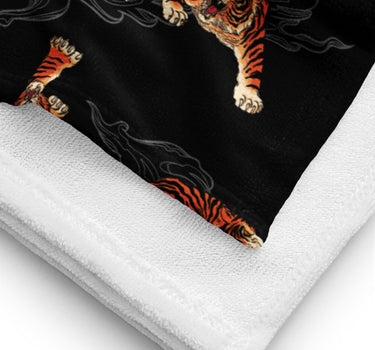 Tigers (Black) Beach Towel