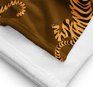 Tigers (Brown) Beach Towel